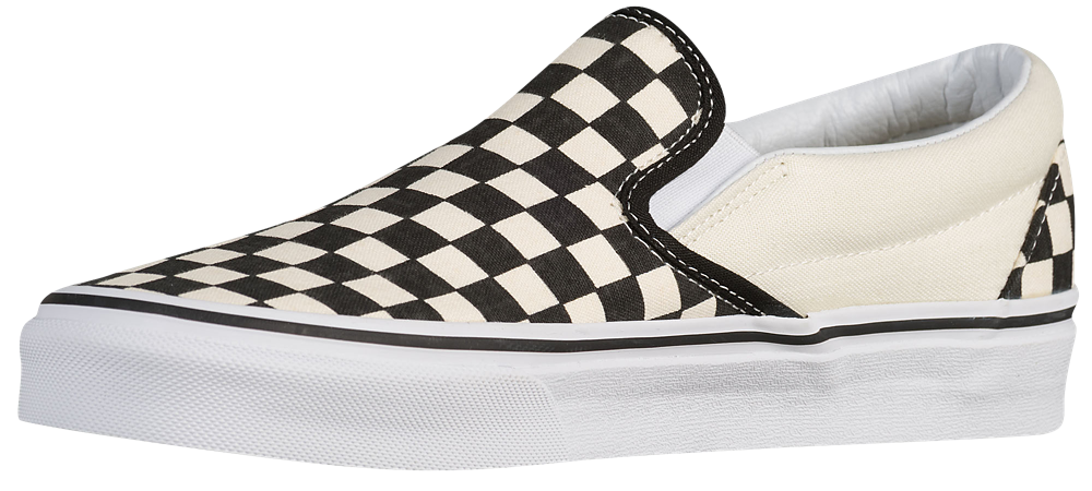 Vans Classic Slip On - Men's — White/Black — view 2