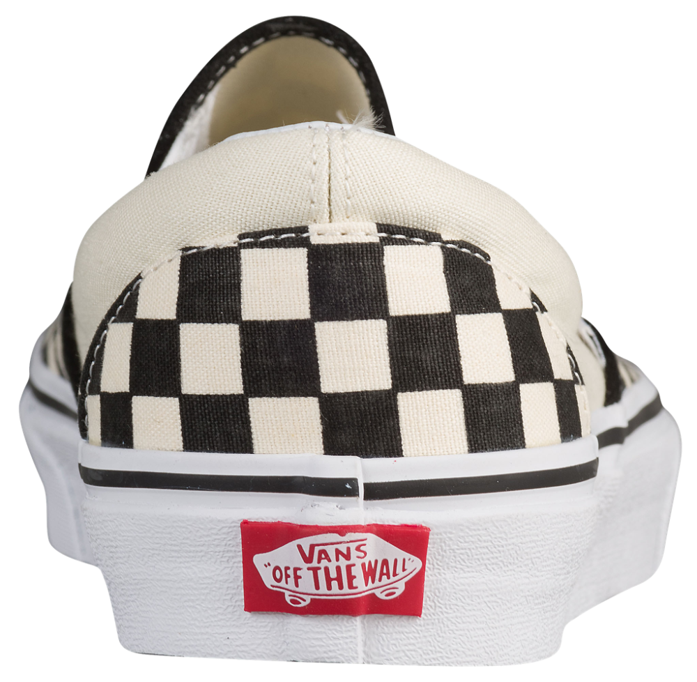 Vans Classic Slip On - Men's — White/Black — view 3