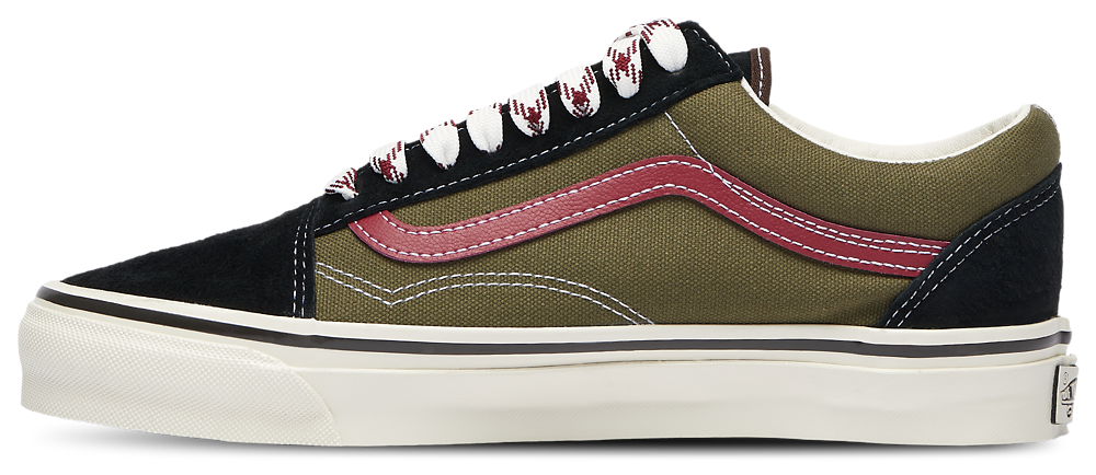 Vans Old Skool - Men's — Olive/Purple — view 2