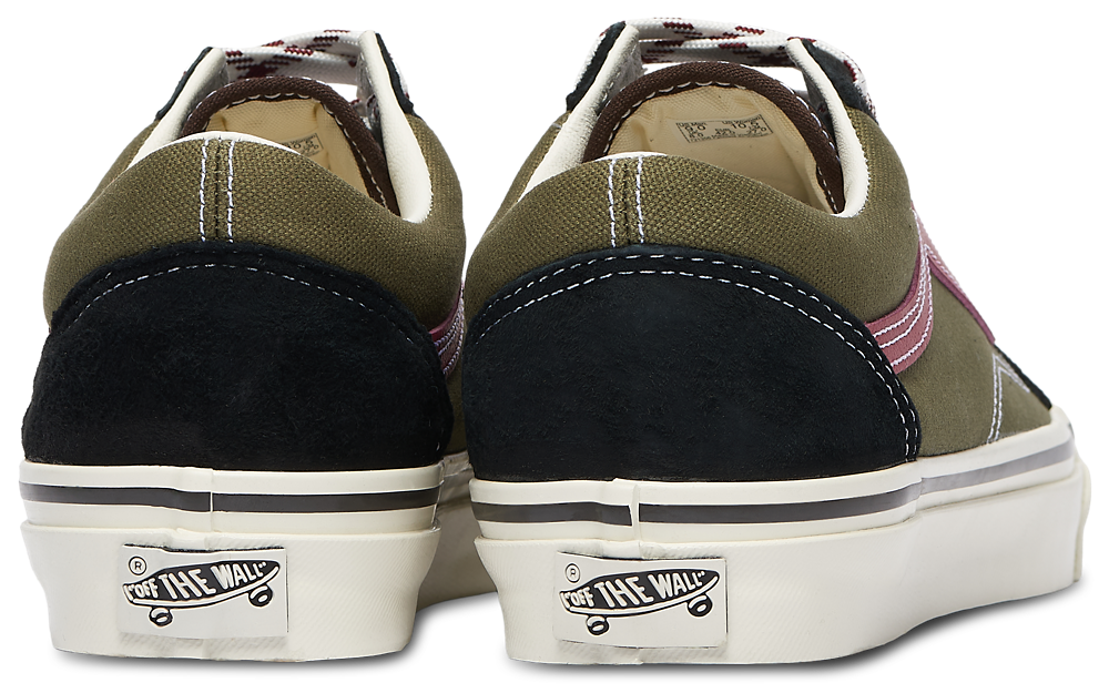 Vans Old Skool - Men's — Olive/Purple — view 3