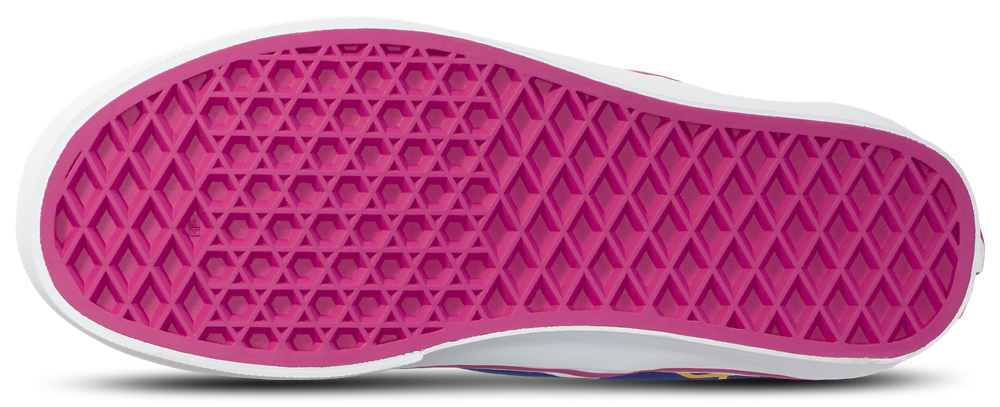 Vans Classic Slip On - Girls' Grade School — Zoey Blue/Green/Multi — view 5
