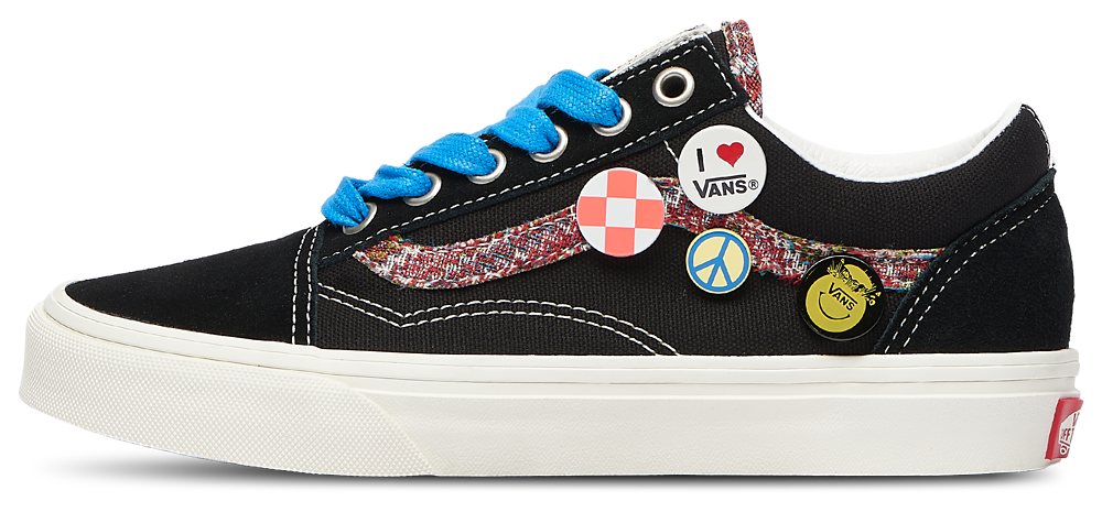 Vans Old Skool - Boys' Grade School — White/Black — view 3