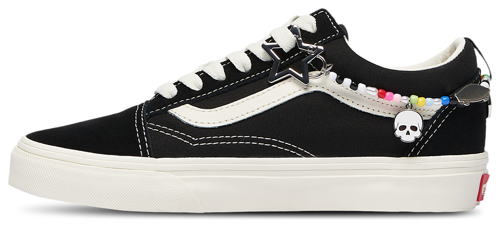 Vans Old Skool - Boys' Grade School — Charms Black/Marshmallow — view 2