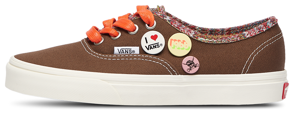 Vans Authentic - Boys' Grade School — Brown/White — view 3