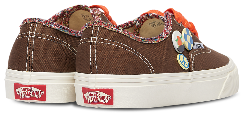 Vans Authentic - Boys' Grade School — Brown/White — view 4
