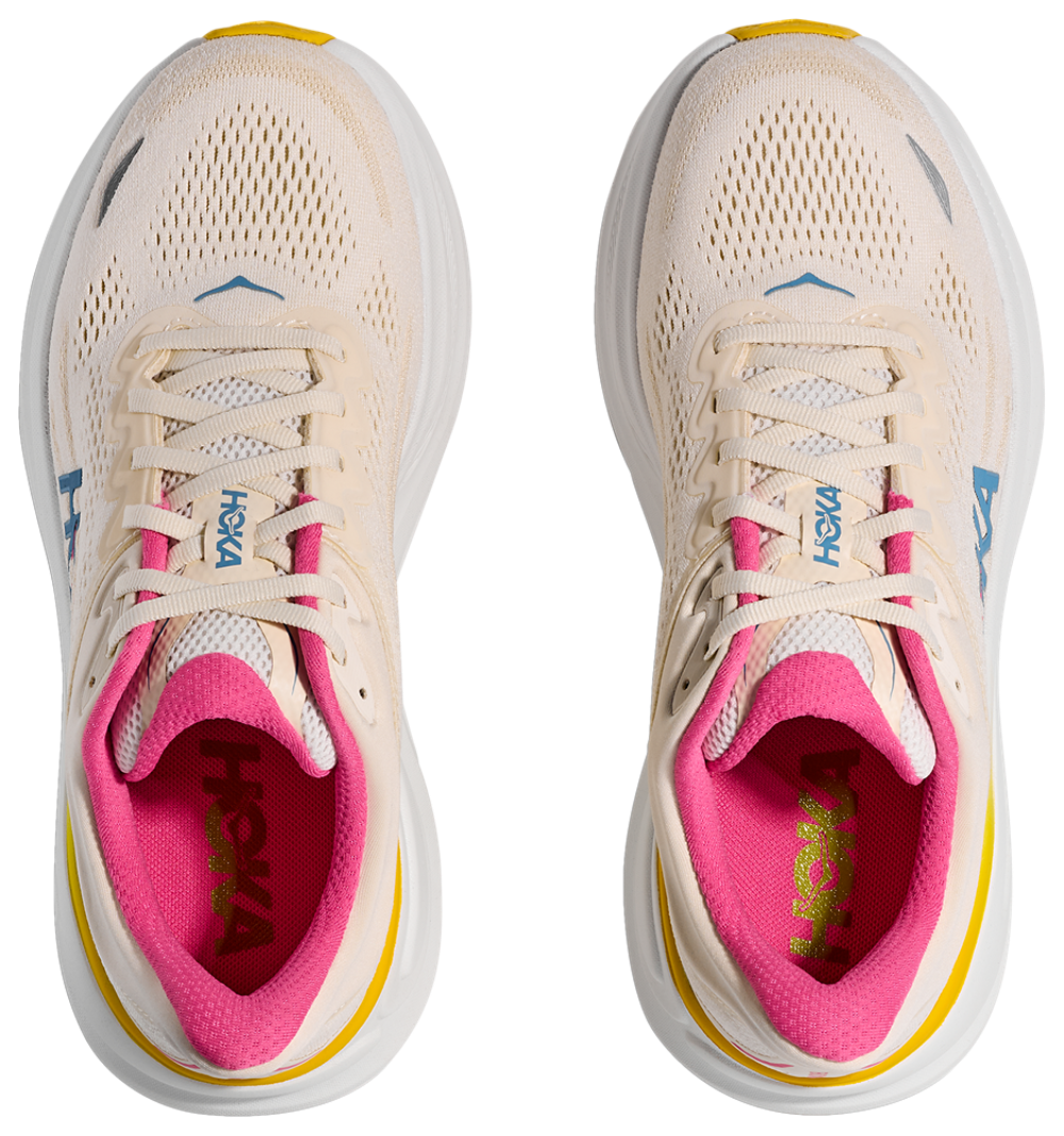 HOKA Bondi 9 - Women's — Alabaster/Birch — view 4
