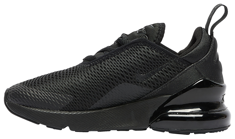 Nike Air Max 270 - Boys' Preschool — Black/Black/Black — view 3