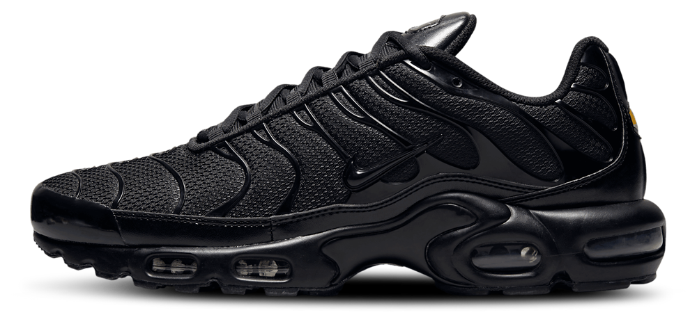 Nike Air Max Plus - Men's — Black/Black/Black — view 6