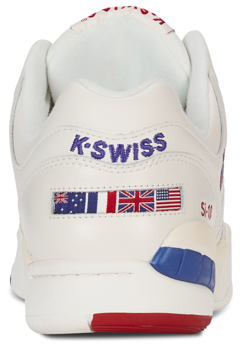 K-Swiss SI-18 International Heritage - Men's — Classic Blue/Brilliant White/Red — view 3
