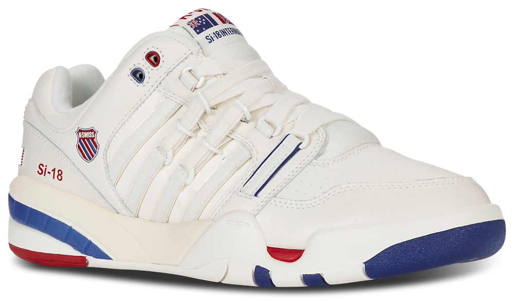 K-Swiss SI-18 International Heritage - Men's — Classic Blue/Brilliant White/Red — view 6