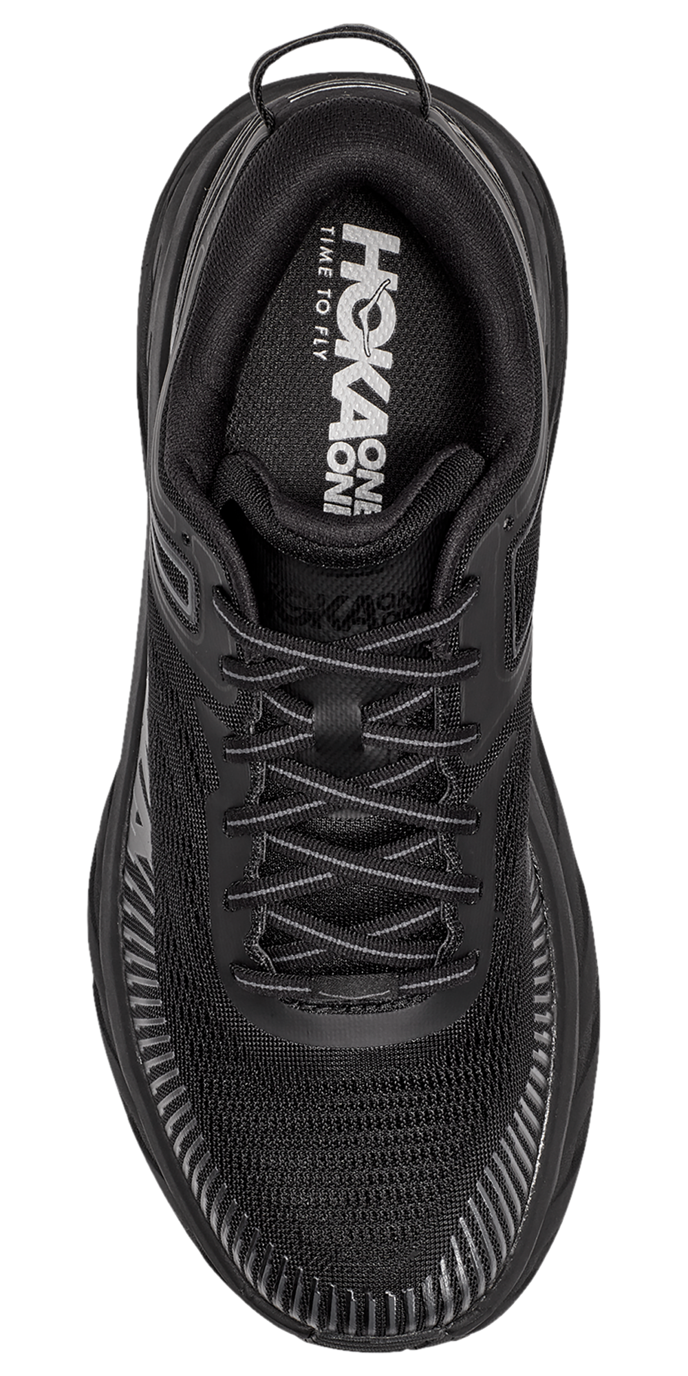 HOKA Bondi 7 - Men's — Black/Black — view 4
