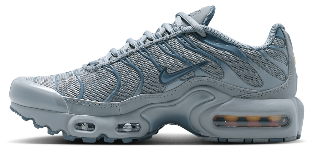 Nike Air Max Plus - Girls' Grade School — Stealth/Armory Blue/Off Noir — view 2
