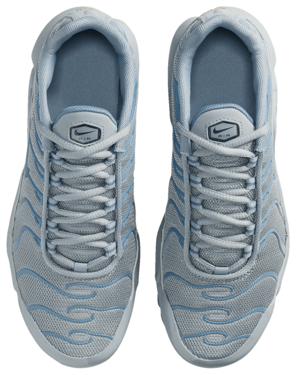 Nike Air Max Plus - Girls' Grade School — Stealth/Armory Blue/Off Noir — view 4