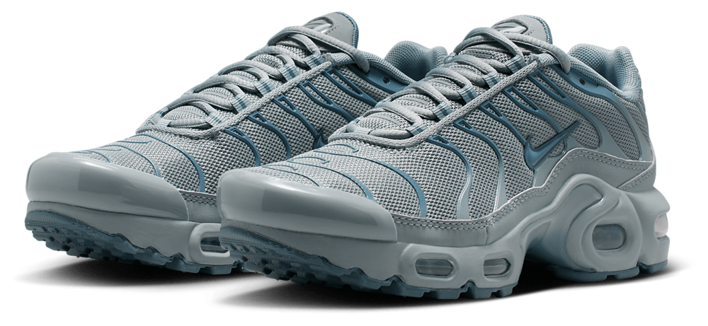 Nike Air Max Plus - Girls' Grade School — Stealth/Armory Blue/Off Noir — view 6