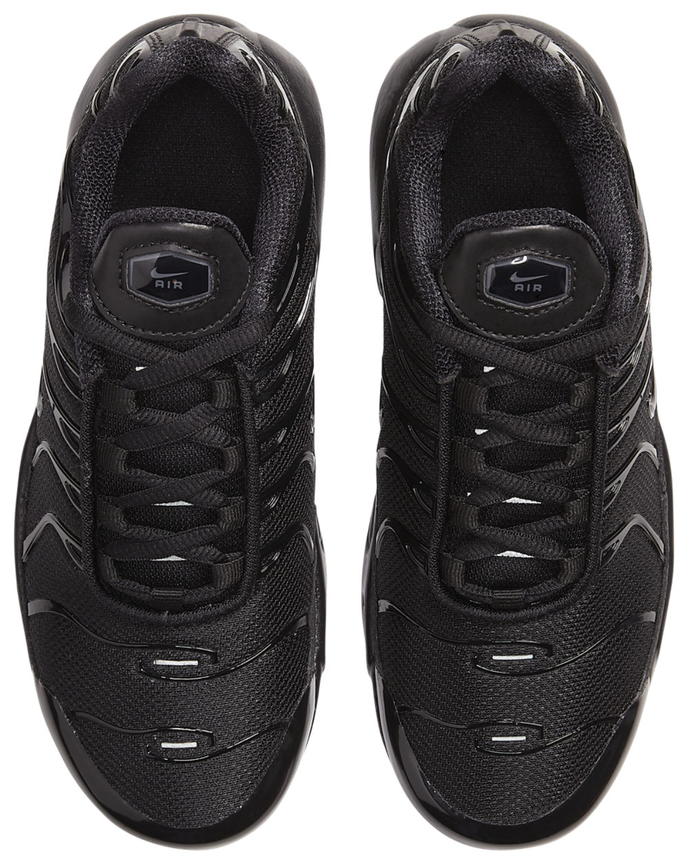 Nike Air Max Plus - Boys' Preschool — Black/Black/Black — view 4