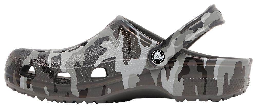 Crocs Classic Clogs - Men's — Grey/Grey — view 2