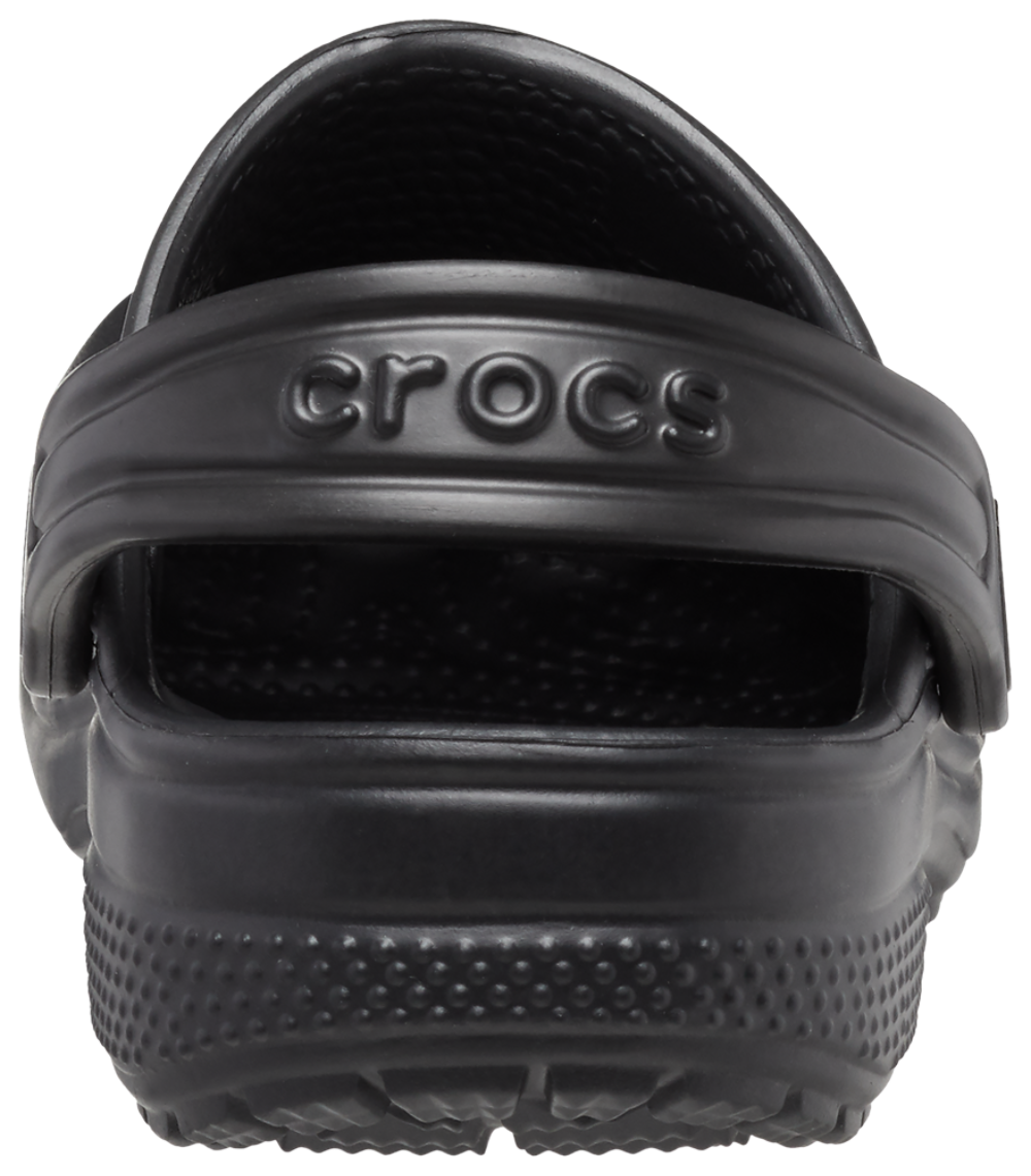 Crocs Classic Clogs - Boys' Toddler — Black/Black — view 2