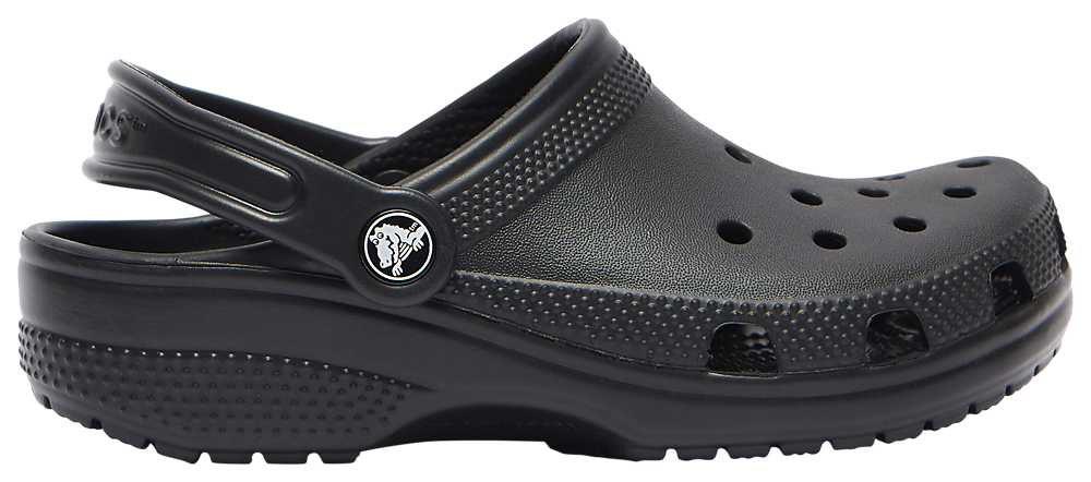 Crocs Classic Clogs - Boys' Preschool — Black/Black — view 2