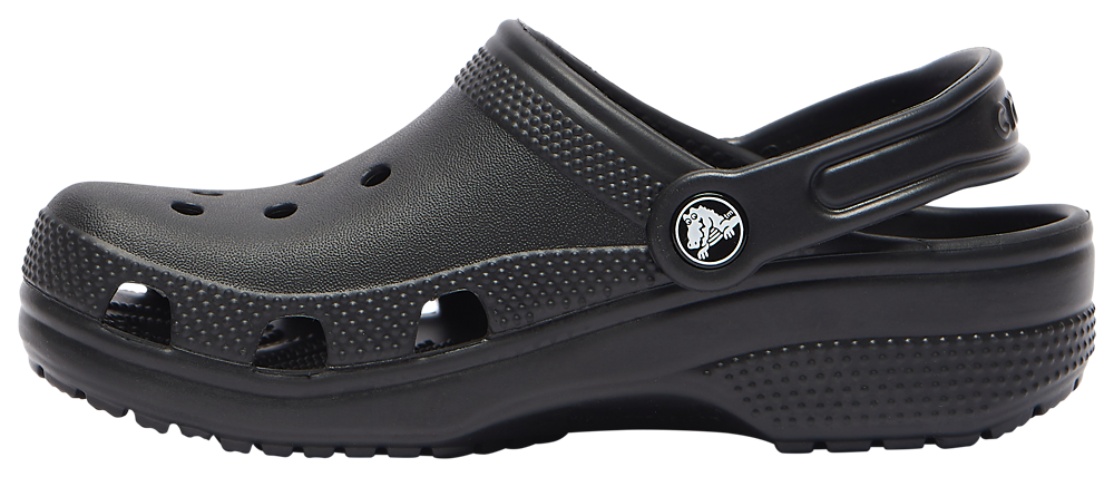 Crocs Classic Clogs - Boys' Preschool — Black/Black — view 3