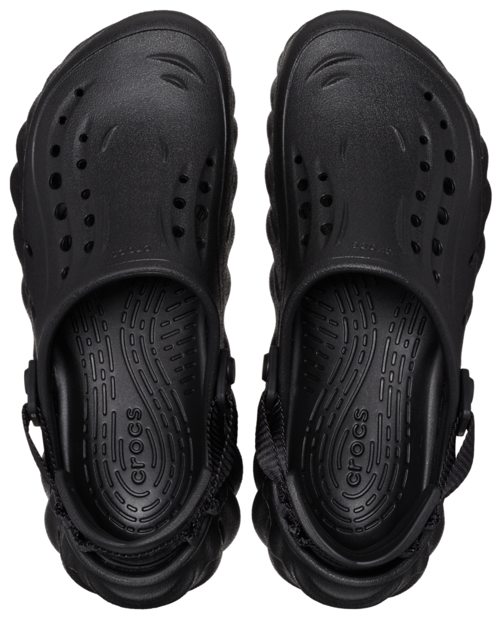 Crocs Echo Clogs - Women's — Black/Black — view 4