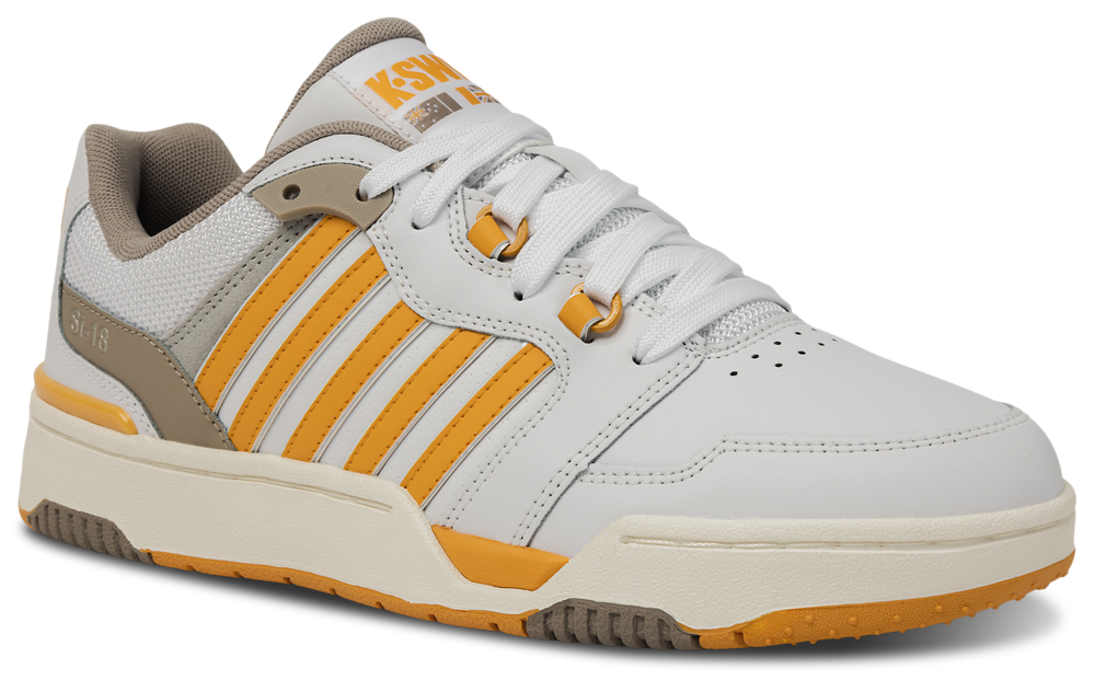 K-Swiss SI-18 Rival - Men's — Taupe/White/Jurrasic Gold — view 6