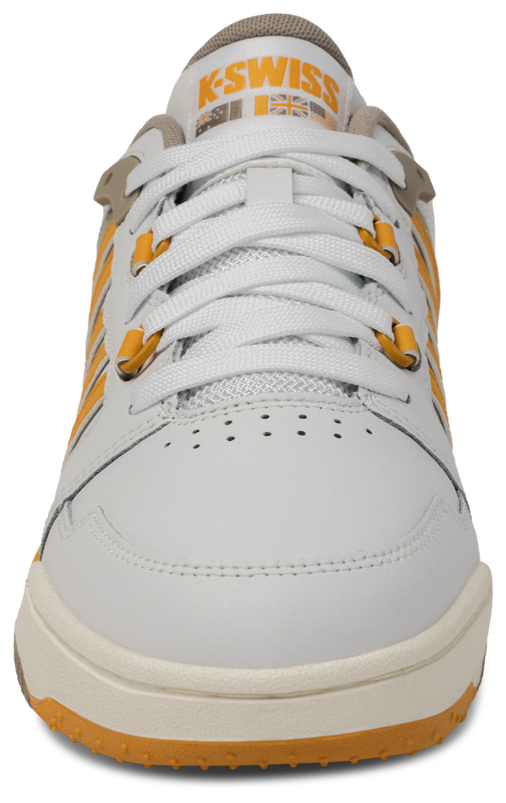 K-Swiss SI-18 Rival - Men's — Taupe/White/Jurrasic Gold — view 7