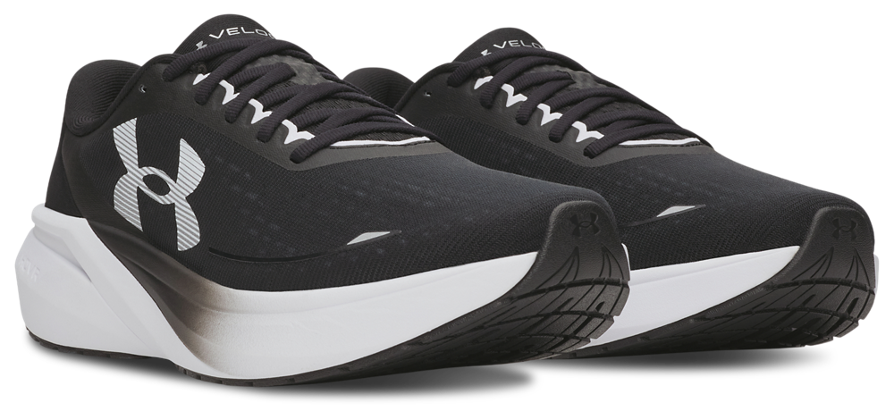 Under Armour Velociti Pace - Men's — Black/White/White — view 3