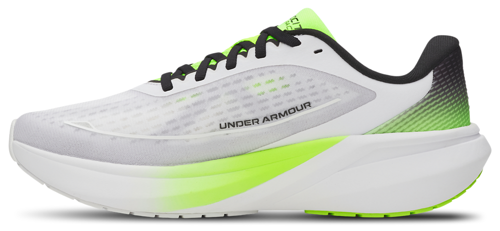 Under Armour Velociti Pace - Men's — White/Yellow/Black — view 2
