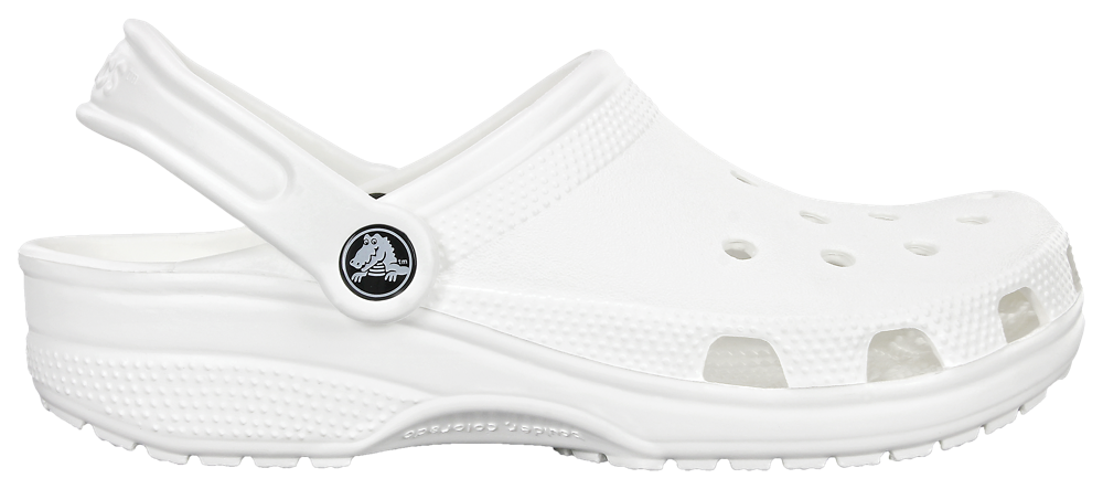 Crocs Classic Clogs - Men's — White/White — view 2