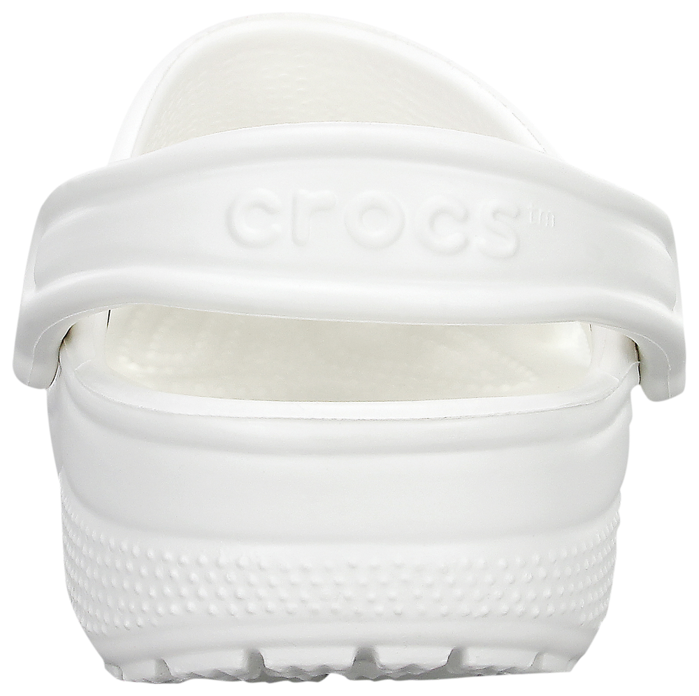 Crocs Classic Clogs - Men's — White/White — view 3