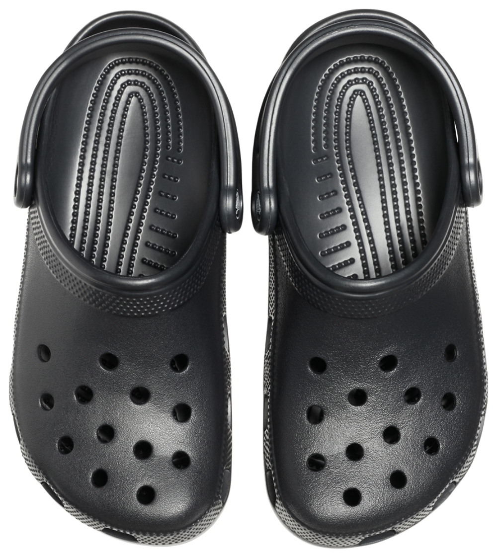 Crocs Classic Clogs - Women's — Black/Black — view 4