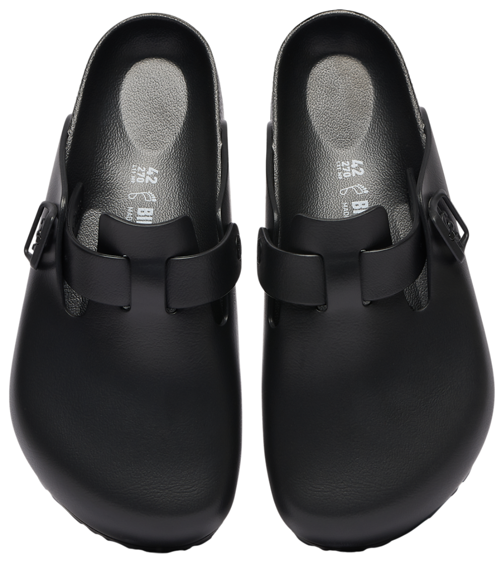 Birkenstock Boston Essentials - Men's — Black/Black — view 4