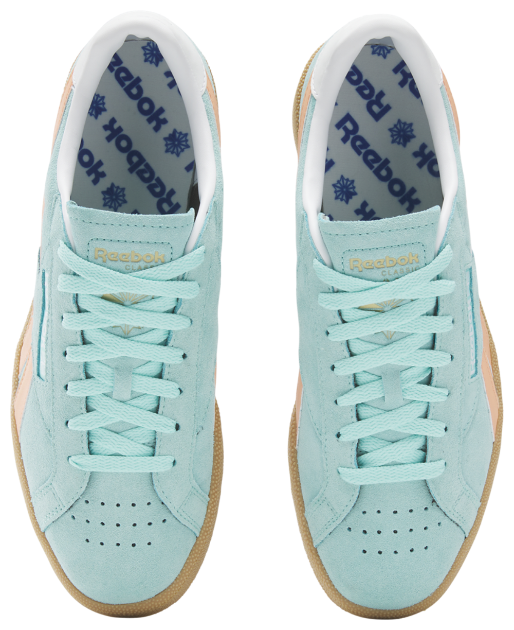 Reebok Club C Grounds Uk - Men's — Ai Aqua/Sunkissed Orange/Gum — view 4