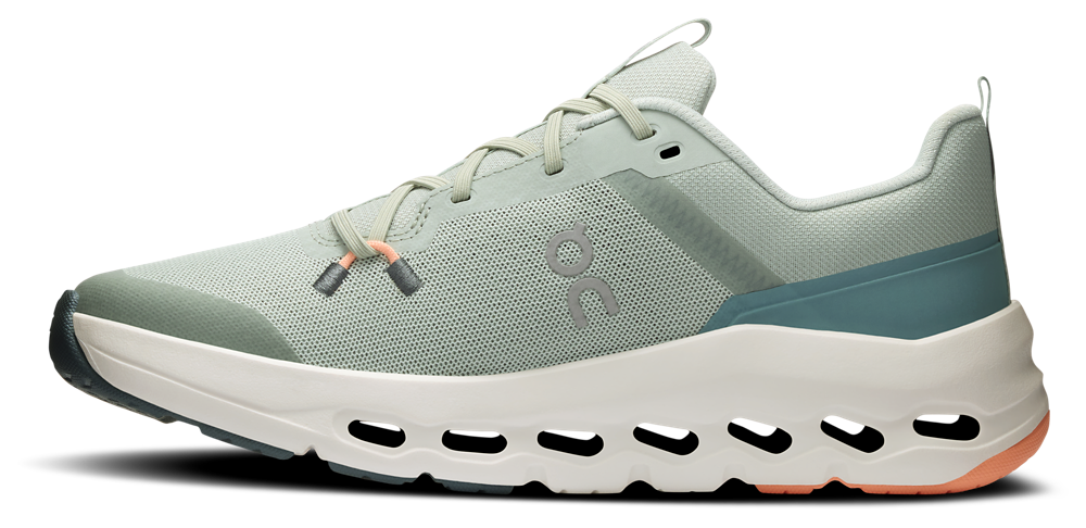 On Cloudleap - Boys' Grade School — Mineral Green/White — view 2