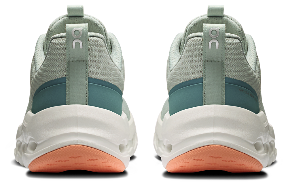 On Cloudleap - Boys' Grade School — Mineral Green/White — view 3