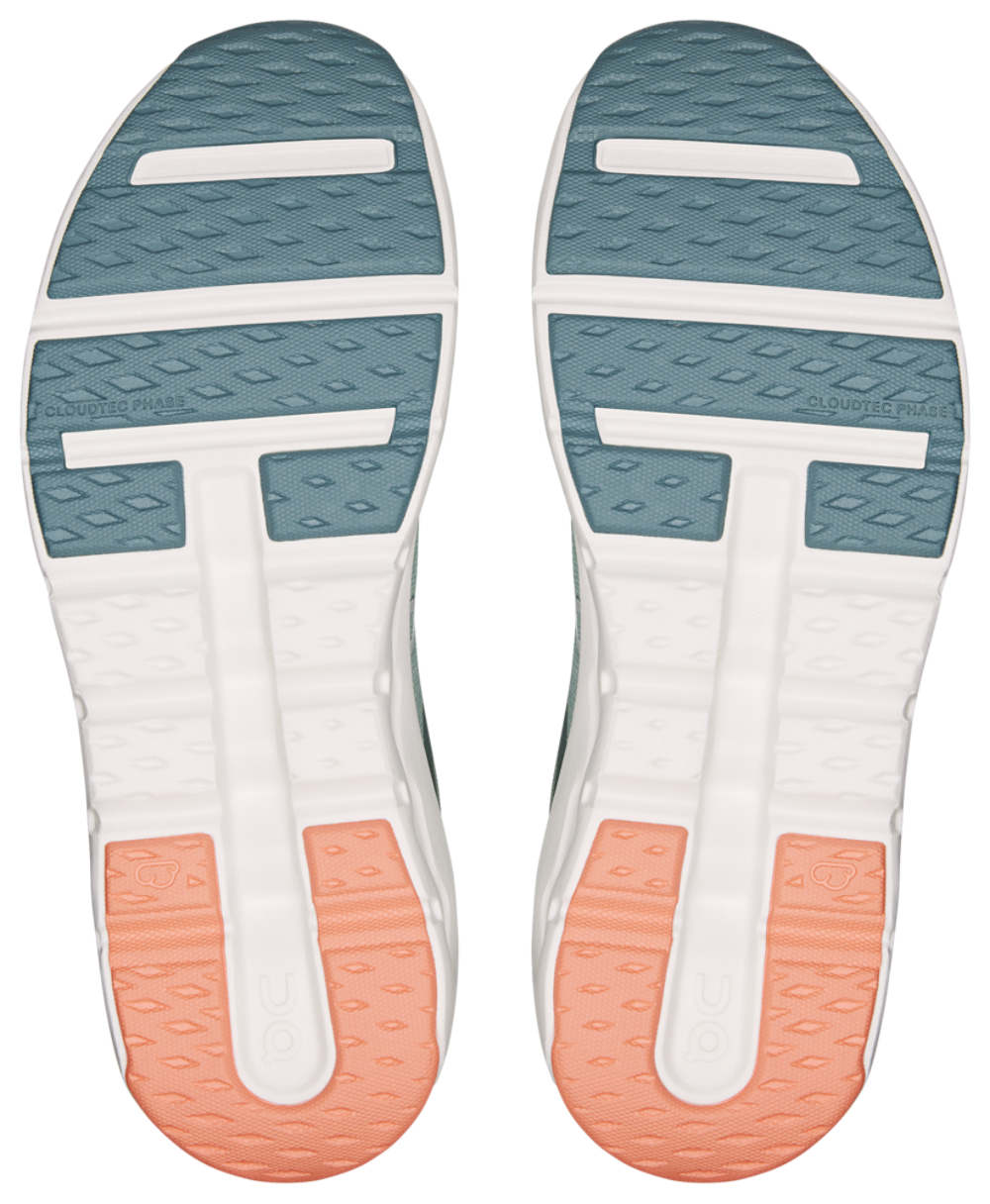 On Cloudleap - Boys' Grade School — Mineral Green/White — view 5