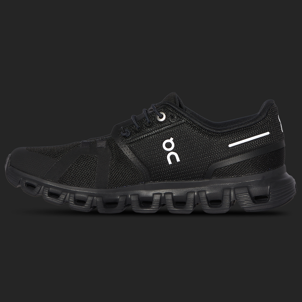On Cloud 6 - Women's — Black/Black — view 7