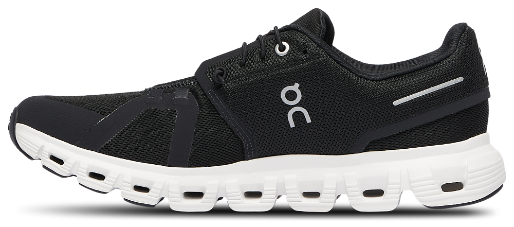 On Cloud 6 - Men's — Black/White — view 2