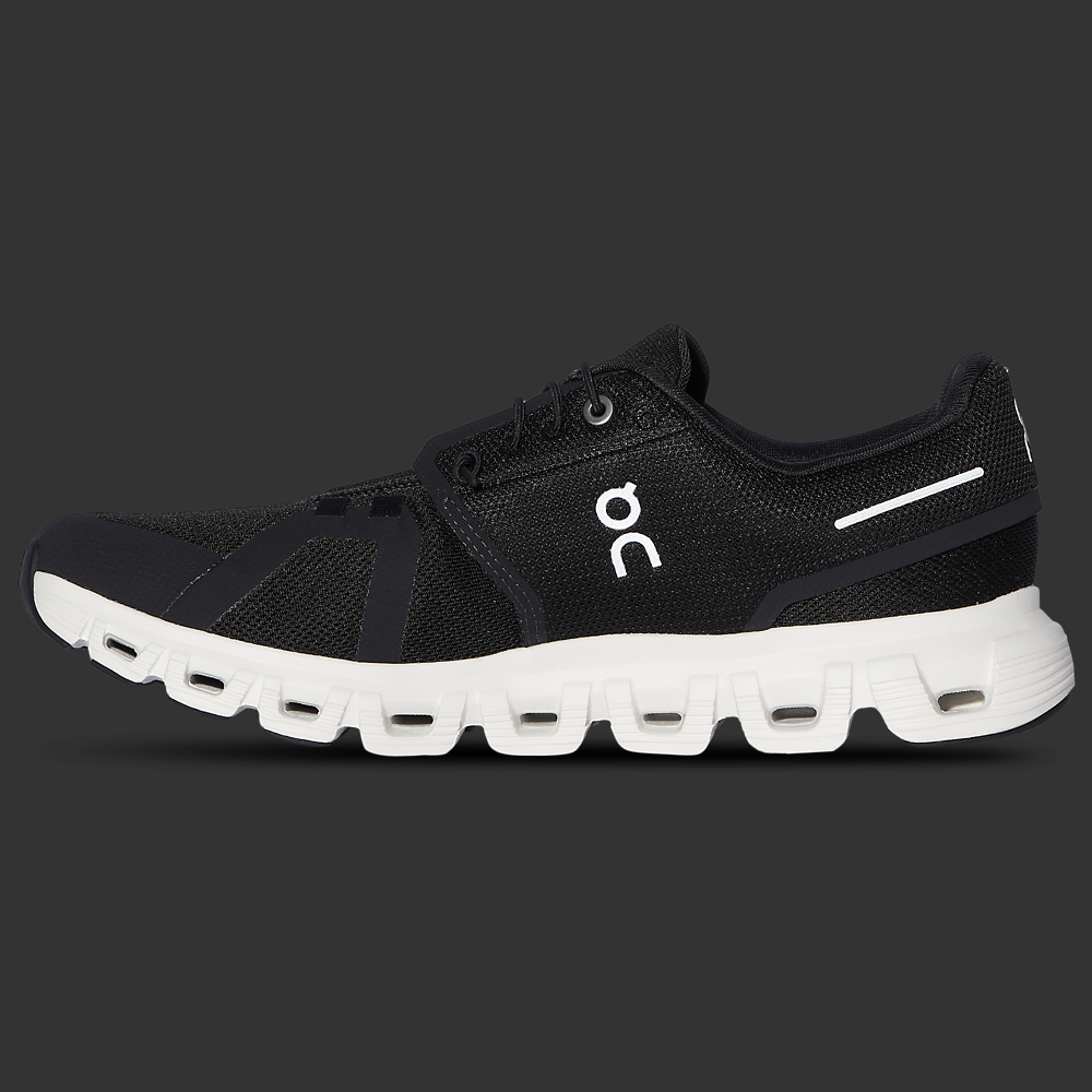 On Cloud 6 - Men's — Black/White — view 7
