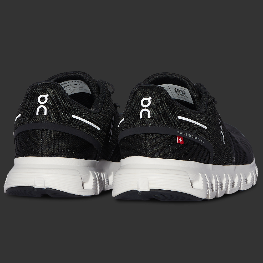 On Cloud 6 - Men's — Black/White — view 8