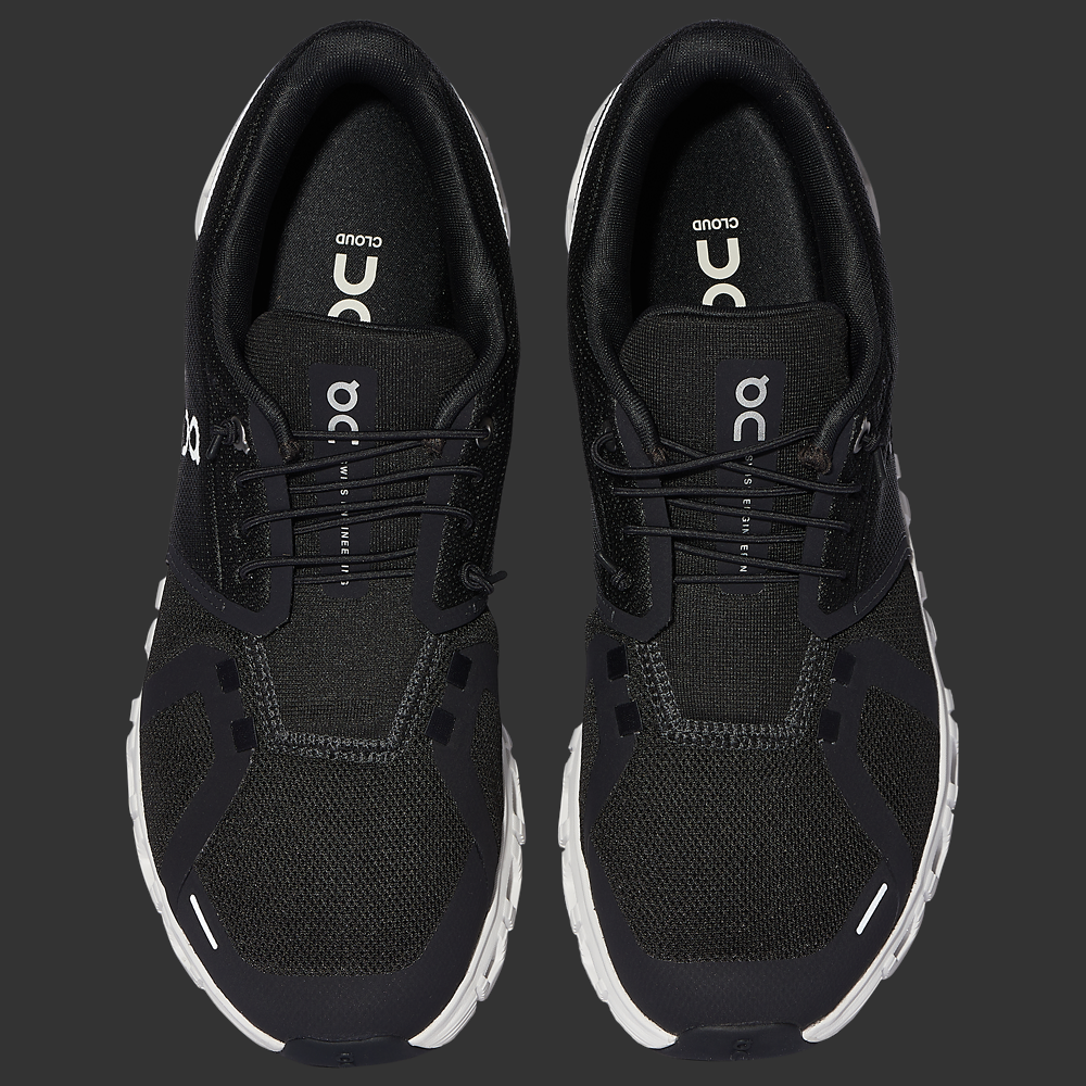 On Cloud 6 - Men's — Black/White — view 9