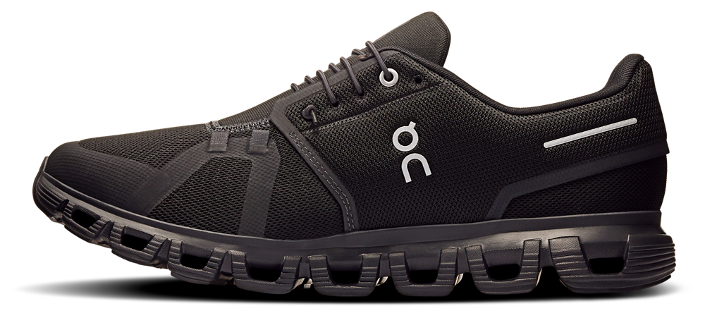 On Cloud 6 - Men's — Black/Black — view 2