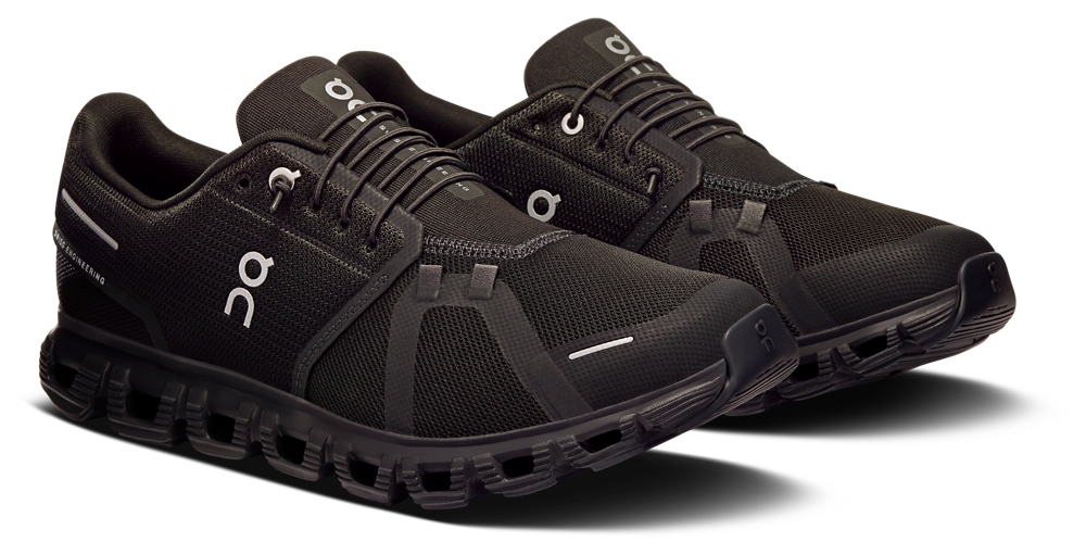 On Cloud 6 - Men's — Black/Black — view 4
