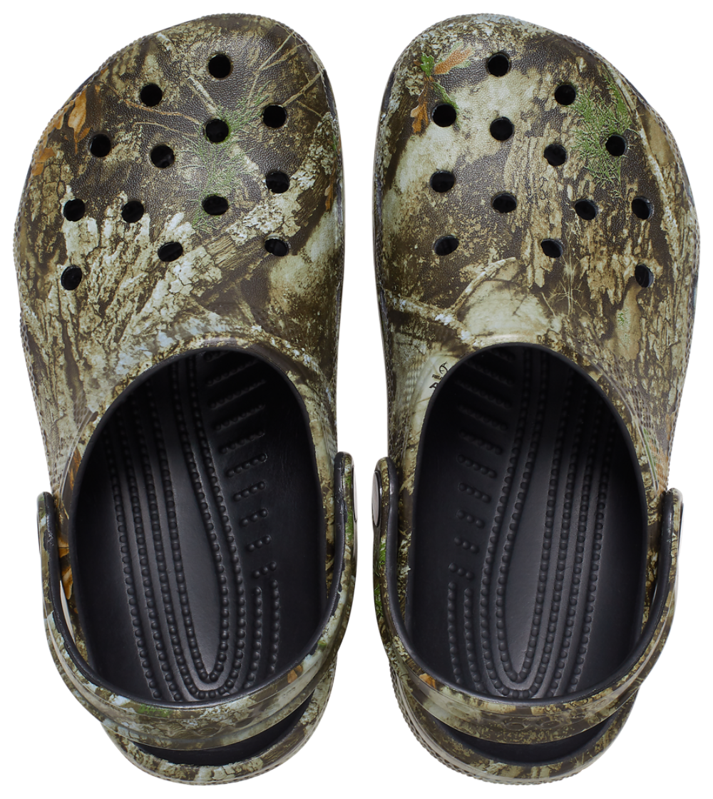 Crocs APX Realtree Classic Clogs - Boys' Grade School — Multi/Green — view 3