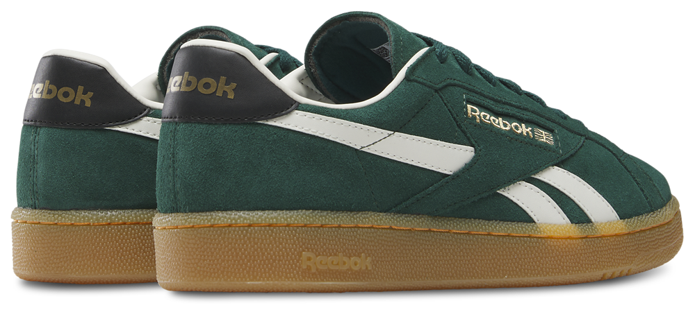 Reebok Club C Grounds Uk - Men's — Black/Gum/Collegiate Green — view 2