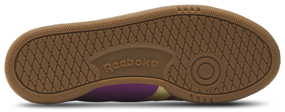 Reebok Club C Grounds UK - Women's — Purple Rave/Chalk/Bleached Yellow — view 4