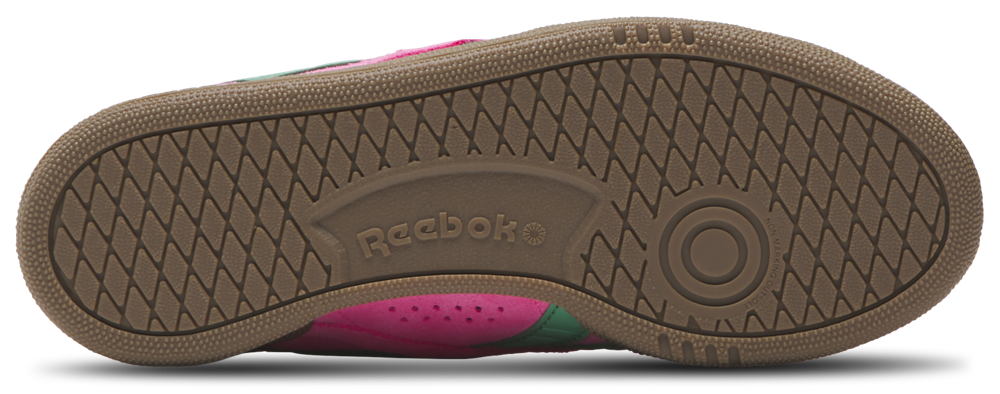 Reebok Club C Grounds UK - Women's — Atomic Pink/Upgrade Green/Gum — view 4