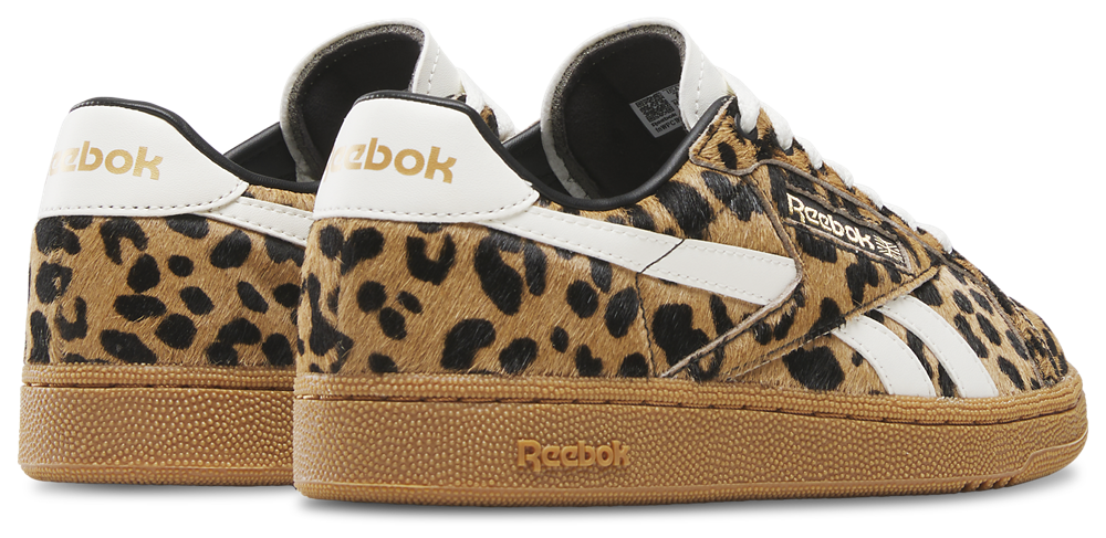 Reebok Club C Grounds UK - Women's — Cheetah/Cheetah/Chalk — view 2
