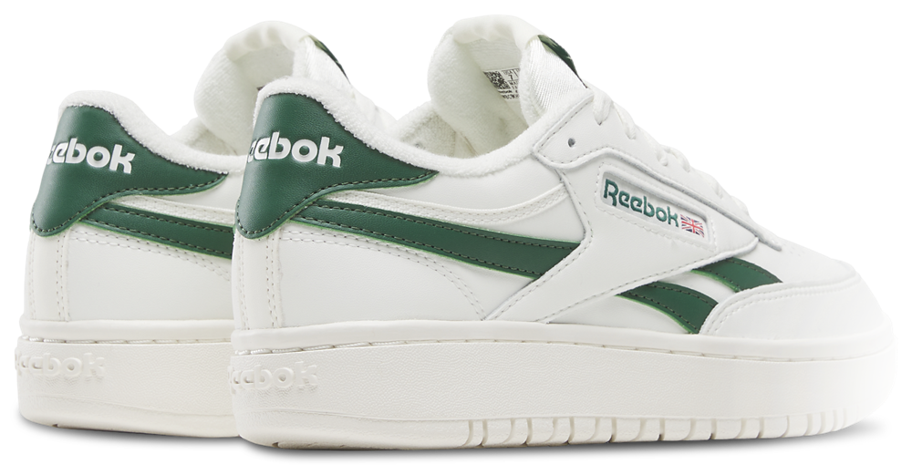 Reebok Club C Double Revenge - Women's — Dark Green/Chalk/Chalk — view 3