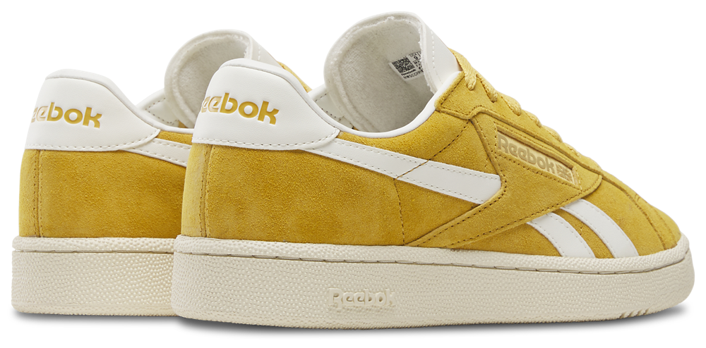Reebok Club C Grounds Uk - Men's — Paper White/Grit Gold/Chalk — view 2